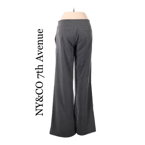 NY&Co 7th Ave Plaid Flare Leg Pants - Size 12- Tall-Gently Worn OFFERS WELCOME‼️ - Picture 4 of 8